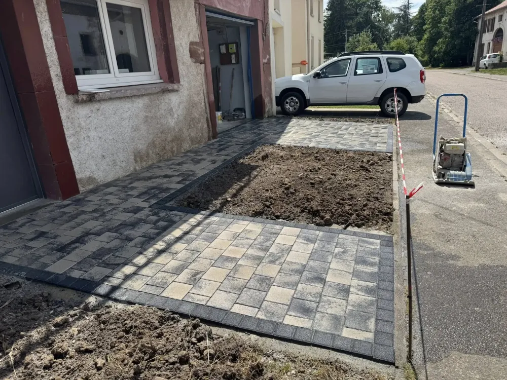 Pavage près de Dombasle sur Meurthe